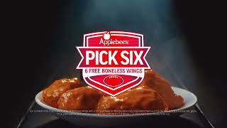 Applebee's Introducing NFL Pick 6 Mondays!