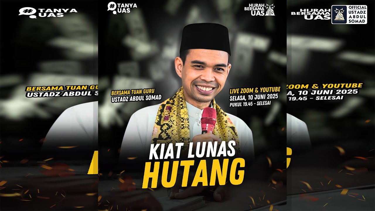 LIVE | Kiat Lunas Hutang "Hijrah Bareng UAS"  | Ustadz Abdul Somad