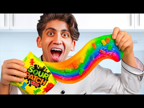 100 candies melt in one piece! 😱🤯