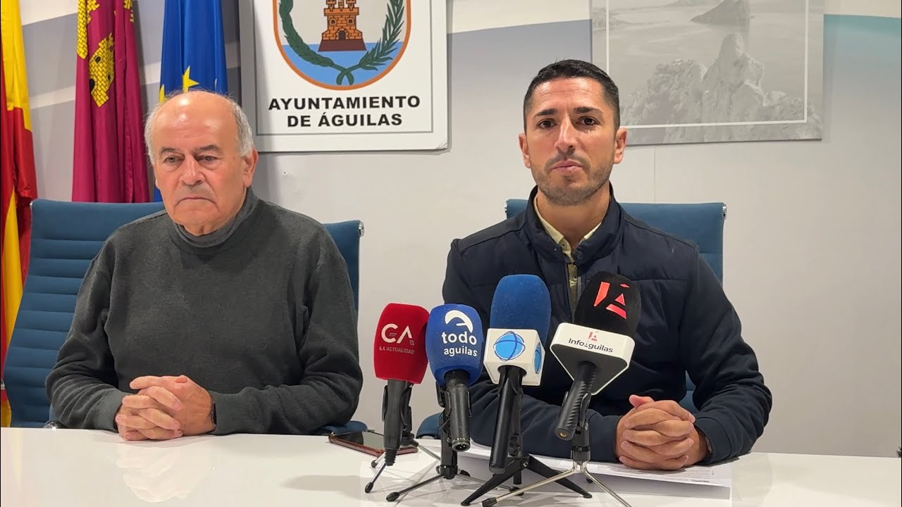 El alcalde de Águilas ofrece todos los detalles sobre la Gala del Deporte que tendrá lugar el próximo jueves 15 de enero