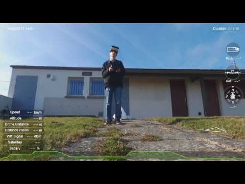 Bebop 2 / Range Test / 2,5 km / Skycontroller 2 - Over the clouds