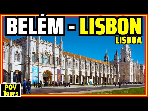 Belém, Lisboa 🤩 Lar dos maiores monumentos de Portugal! Passeio a pé [4K]