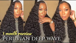 UNICE Peruvian Deep Wave Hair: Real 1 Month Experience