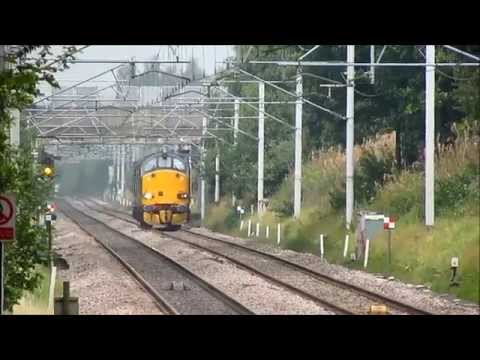 Direct Rail Services 37608 + 37609 DIT with 6K73 Sellafield-Crewe, 20/09/14.