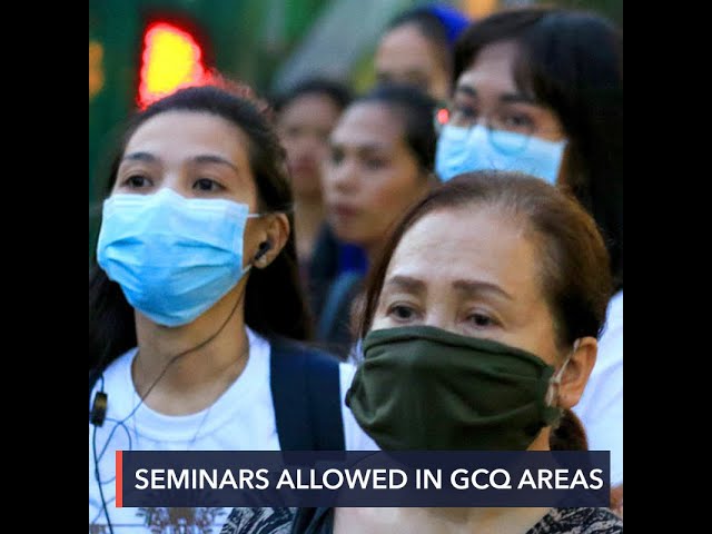 National task force allows conferences, seminars in GCQ areas