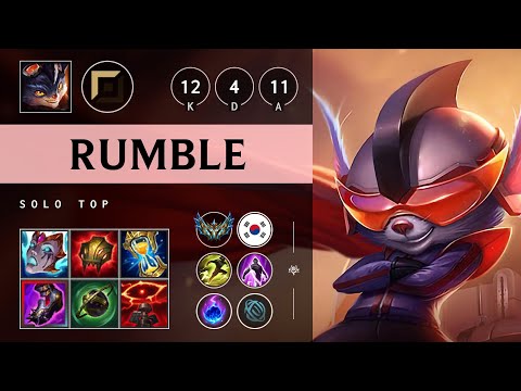 Rumble Top vs Gangplank - KR Challenger Patch 25.08