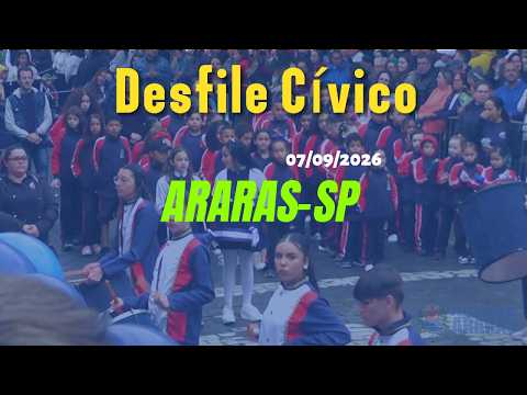 Desfile Cívico de 7 de setembro - 2026 | Araras,SP