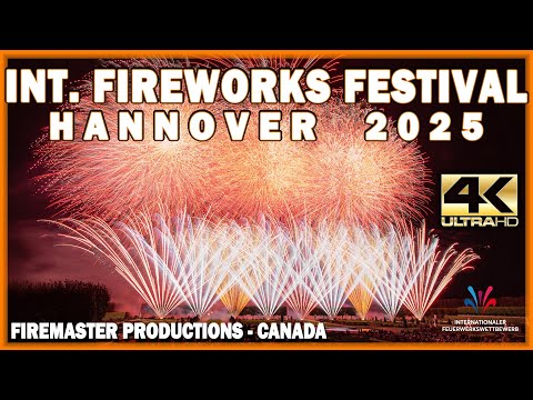 ⁴ᴷ 33th Fireworks Festival Hannover 2025: Firemaster Productions - Canada - Feuerwerkswettbewerb