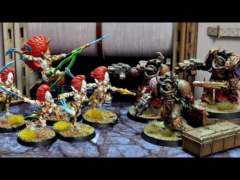 Death Guard vs Eldar, Warhammer 40k battle report