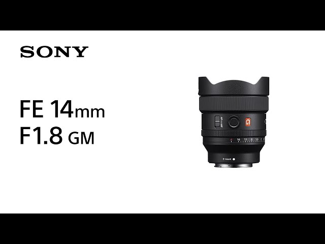 Video teaser for Introducing FE 14mm F1.8 GM | Sony | Lens