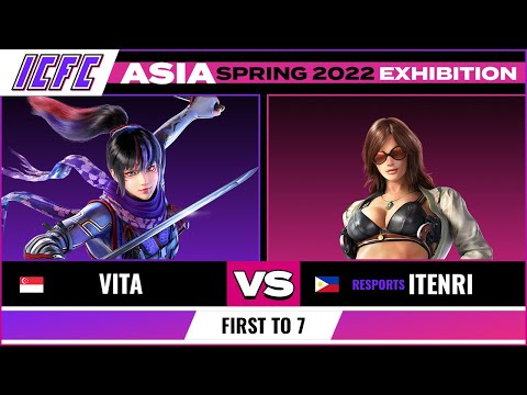 Vita (Kunimitsu) vs iTenri (Katarina) ICFC TEKKEN Asia: Spring 2022 - Exhibitions