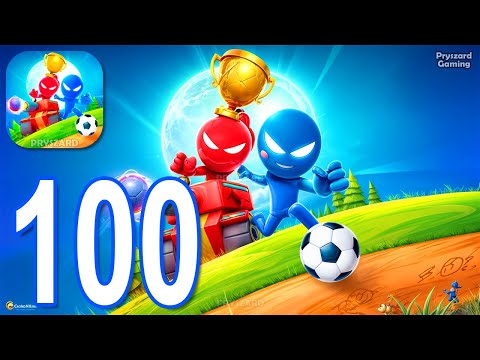 Stickman Party - Gameplay Part 100 Random Funny MiniGames, 1 2 3 4 Plyer Free New Update Adventure