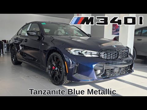 NEW ARRIVAL! 2026 BMW M340i xDrive Tanzanite Blue Metallic Tartufo Merino Leather #bmw #m340i #g20