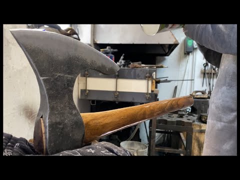 Forging  Ragnar’s Legendary Axe from Vikings – Start to Finish!