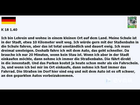 #A2 Kapitel 18  Mobil in der Stadt #Berlinerplatz2 #A2 #Modul3 Deutsch im Alltag CD mit texten