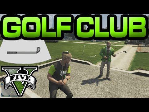 Part of a video titled GTA Online - Golf Club Weapon Location - YouTube