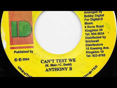 Anthony B - Can’t Test We