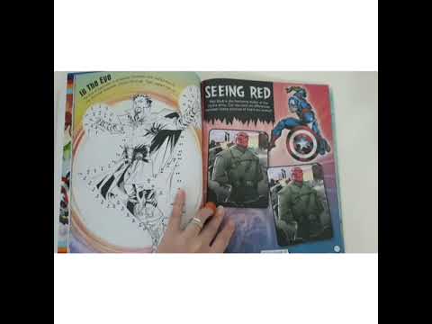 9781789058437 Marvel Avengers 1001 Stickers Book With Fun Activities & 48 Pages For Children