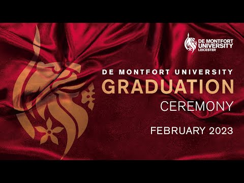 DMU February Graduations 2023: Wednesday 15 February 2pm