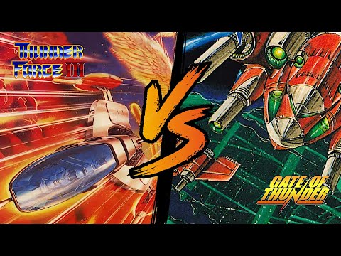 Versus : THUNDER FORCE III (MD) / GATE OF THUNDER (PCE)