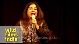 Rekha Bhardwaj performs &#39;Namak Ishq ka&#39; at Mussoorie Writers&#39; Festival