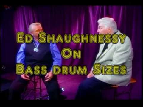 Ed Shaughnessy on Bass Drum Sizes