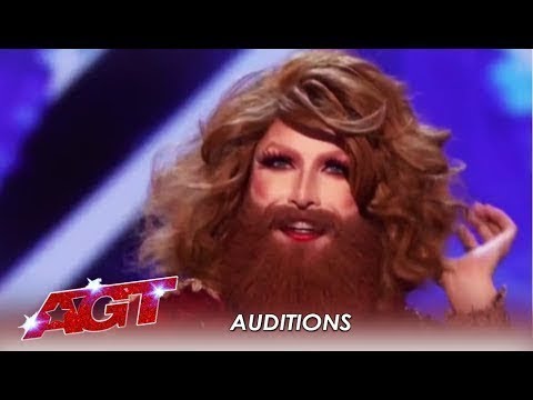 Gingzilla:  Viral Sensation Drag Queen Brings The House to a WOW | Americas Got Talent 2019