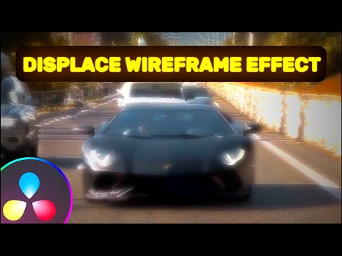The INSANE DISPLACE WIREFRAME EFFECT in DAVINCI RESOLVE for MUSIC VIDEOS | Tutorial