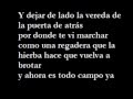 La vereda de la puerta de atrás lyrics