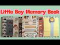 DIY Waterfall Photo Album for Boys 💙 | Echo Park Dream Big Little Boy Folio + Keepsake Box