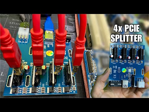 4x PCIE Riser Splitter