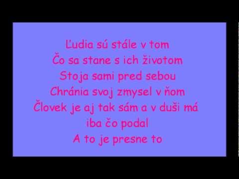 Anita Soul & Monika Bagárová - Ľudia Text