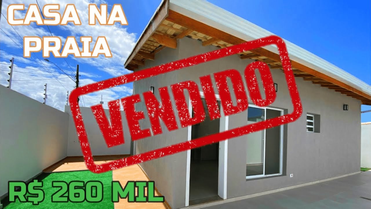 Casa toppp na praia de Peruíbe em oferta R$ 260 mil