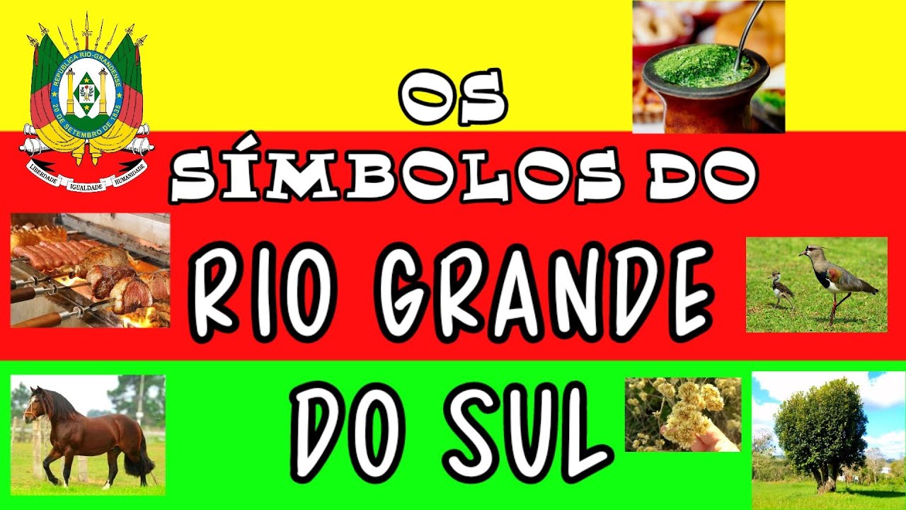 DIA DO GAÚCHO 🧉. 20 DE SETEMBRO - OS SÍMBOLOS DO RS. 💚♥️💛