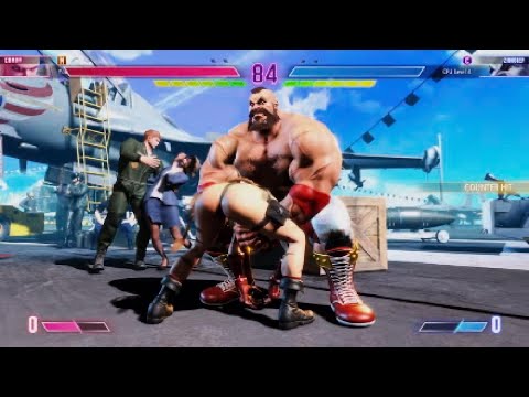 Street Fighter 6 - Zangief Powerbombs Cammy