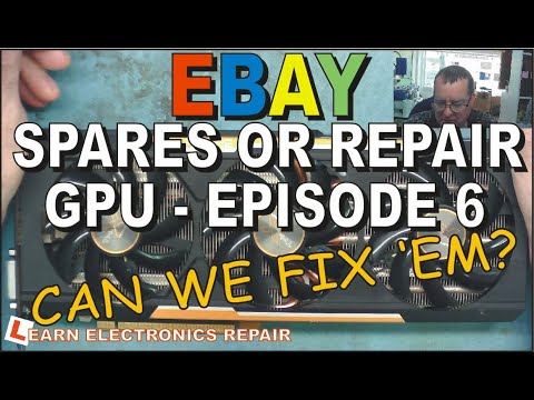 Learn Eelectronics Repair 2 Geforce GTX 280 GPU Graphics Card Repair Part 1