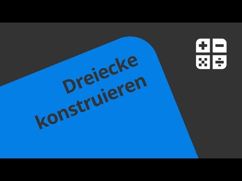 Dreiecke konstruieren: gegeben sind: 1 Seite, 2 Winkel (SWW) | Mathematik | Geometrie