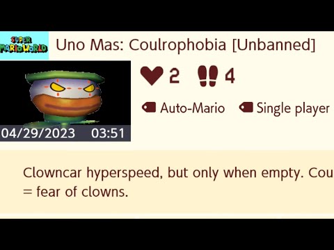 Super Mario Maker 2 Glitch Level 🔧 Uno Mas Coulrophobia Unbanned