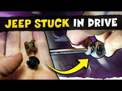FIXED!! : Jeep Wrangler with Automatic Transmission Stuck in Drive! $20 Repair