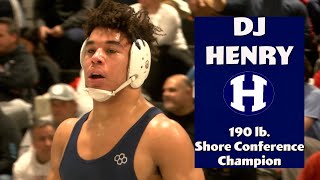 DJ Henry | Howell | 190 lb. Shore Conference Champion