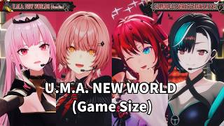 【鷹嶺ルイ・Mori Calliope・IRyS・ 輪堂千速】  U M A  NEW WORLD Game Size 【ホロライブ 3D LIVE 切り抜き】