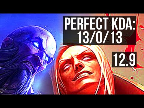 RYZE vs VLADIMIR (MID) | 13/0/13, Legendary | EUW Master | 12.9