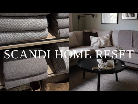 SCANDINAVIAN HOME RESET & ORGANIZATION I Neutral fall decor I Slow living lifestyle