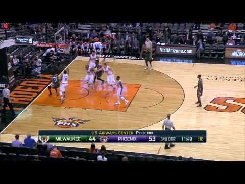 Alex Len Highlights Bucks vs. Suns 12.15.2014 - 6 Points, 3 Blocks