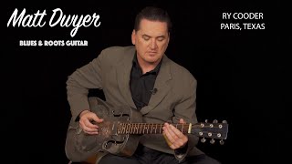 Matt Dwyer - Ry Cooder -  Paris, Texas