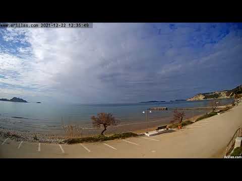 2021-12-22 Arillas Corfu Live Webcam