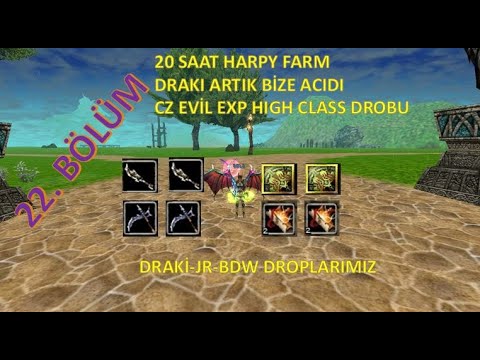 SIFIRDAN BP SERİSİ ZERO BÖLÜM 22| 20 SAAT HARPY |CZ EVİL |PK | #FARM #KNIGHT ONLINE