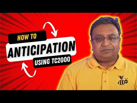 How to create  anticipation watchlist using TC2000