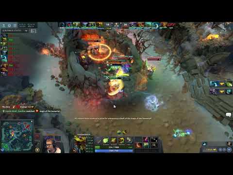▶️Monet gets a triple kill!  Monet playing Morphling Team Liquid vs LGD.Forever Young at The Interna
