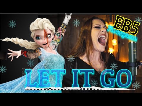 [Vocal Showcase] Floor Jansen - Slaying "Let It Go" Metal Version  ( F3 - EB5 )